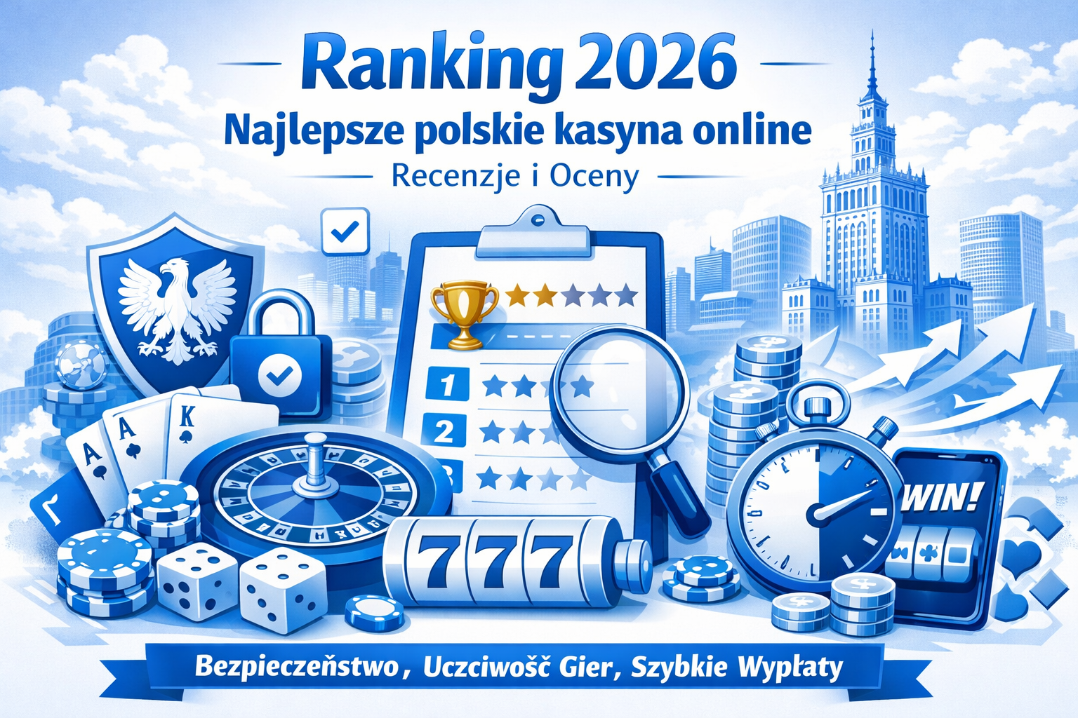 Ranking 2026 - Najlepsze polskie kasyna online